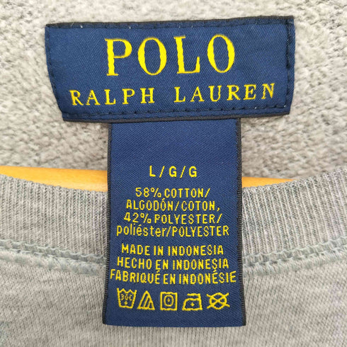ポロラルフローレン POLO RALPH LAUREN 裾ポニー 裏毛 プルオーバー スウェット メンズ import:L